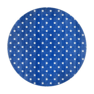 Stars über digitale Textur von Shirley Taylor Schneidebrett