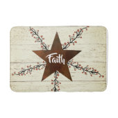 Stars und Beeren, Glaube Badematte (Vorderseite)