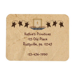 Stars und Candle Premium Magnet