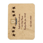 Stars und Candle Premium Magnet (Vertikal)