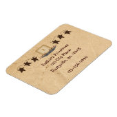 Stars und Candle Premium Magnet (Linke Seite)