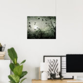 Stars und Crows Collide Poster (Heimbüro)