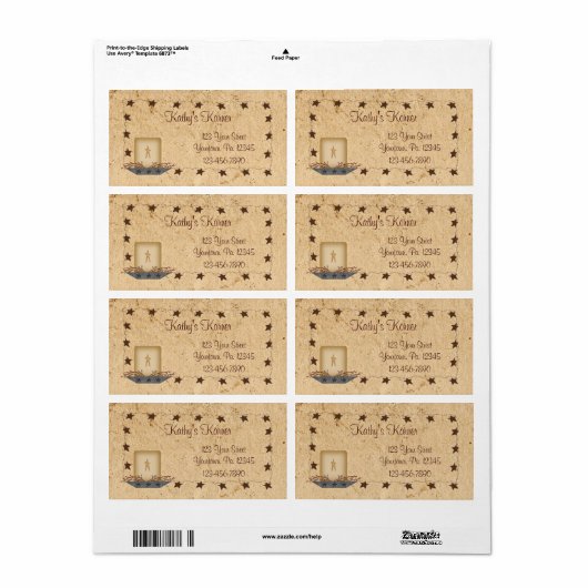 Stars und Kerzen (Vorne)