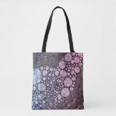 Stars und Kreise abstraktes Design Tasche (Vorderseite)
