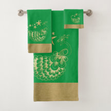 Stars und Peacock Towel Set