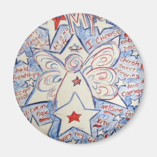 Stars und Streifen Angel Magnet