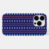 Stars und Streifen Case-Mate iPhone Hülle (Rückseite (Horizontal))