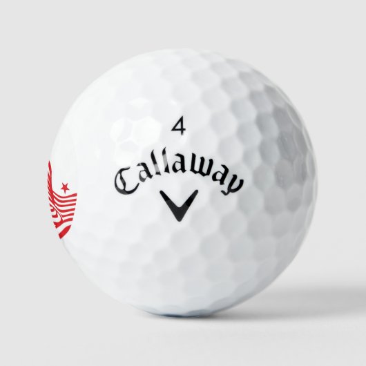 Stars und Streifen Golfball (Logo)