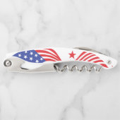 Stars und Streifen Kellnermesser (Vorderseite)