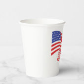 Stars und Streifen Pappbecher (Rechts)