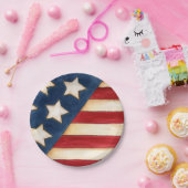 Stars und Streifen Pappteller (Party)