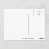 Stars und Streifen Postkarte (Rückseite)