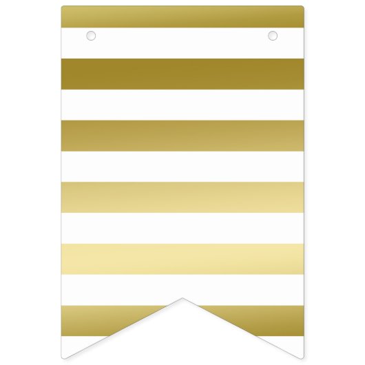 Stars und Streifen | Schwarz-weißes Gold | Absolve Wimpelkette (Erste Fahne)