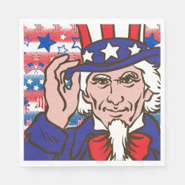 Stars und Streifen Serviette