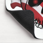 Stars und Streifen Skull Mousepad (Ecke)