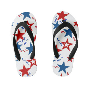 Stars vom 4. Juli Flip Flops Kinderbadesandalen
