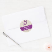 Stars von David Bat Mitzvah Sticker (Umschlag)