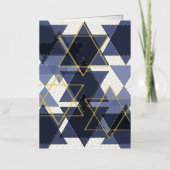 Stars von David Happy Hanukkah Gold (Vorderseite)