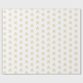 Stars Weihnachtswrapping Paper Geschenkpapier (Flach)