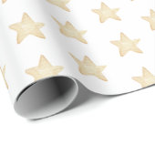 Stars Weihnachtswrapping Paper Geschenkpapier (Rolleneckpunkt)