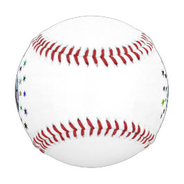 Stars White Baseball