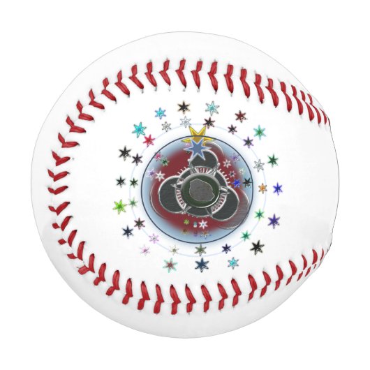 Stars White Baseball (Vorderseite Links)
