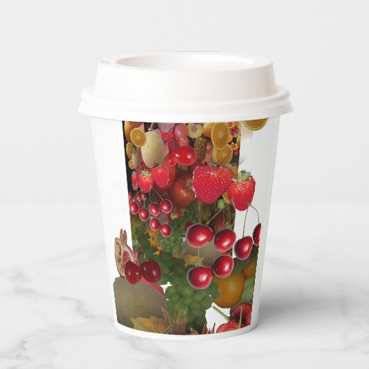 Stars White Pappbecher (Rückseite)