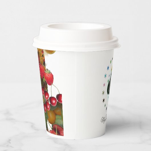 Stars White Pappbecher (Rechts)