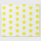 Stars Wrapping Paper Geschenkpapier (Flach)