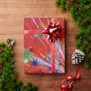Stars Wrapping Paper Geschenkpapier