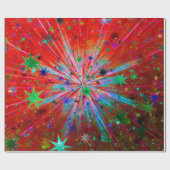 Stars Wrapping Paper Geschenkpapier (Flach)