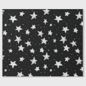 Stars Wrapping Paper | Luxuriöse Hochzeiten Geschenkpapier (Flach)