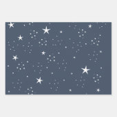 Stars Wrapping Paper Set 3 Geschenkpapier Set (Vorderseite 2)