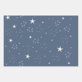 Stars Wrapping Paper Set 3 Geschenkpapier Set (Vorderseite)
