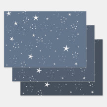 Stars Wrapping Paper Set 3