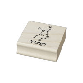 Stars Zodiac Celestial Horoscope Virgo Gummistempel (Stempel)
