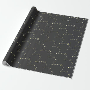 Stars Zodiac-Geschenk für die Sternenkonstellation Geschenkpapier