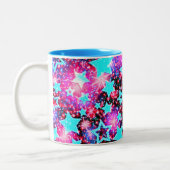 Stars zwei Töne Kaffee & Tee Tasse. Zweifarbige Tasse (Links)