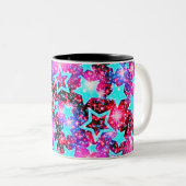 Stars zwei Töne Kaffee & Tee Tasse. Zweifarbige Tasse (VorderseiteRechts)
