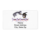 StarsAndStripesCats Mailing Labels (Vorne)