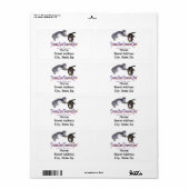 StarsAndStripesCats Mailing Labels (Vorne)