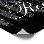 Starscape & Trees: Erlangen - Poster (Ecke)