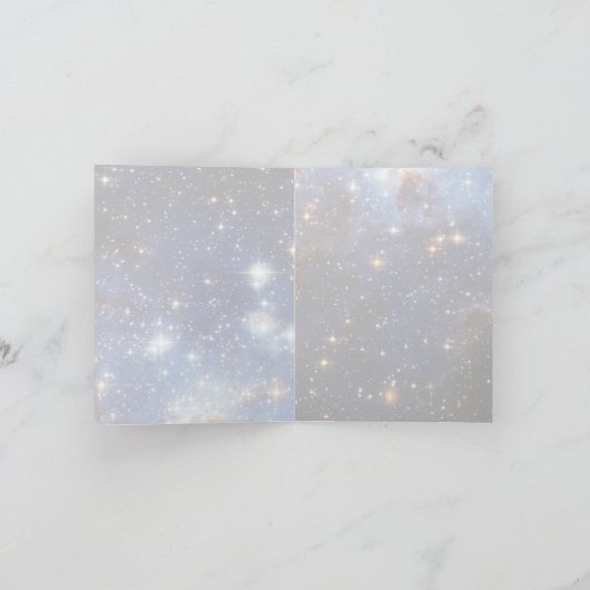 Starscape & Trees - Note Card Karte (Innenseite)