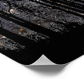 Starscape & Trees - Poster (Ecke)