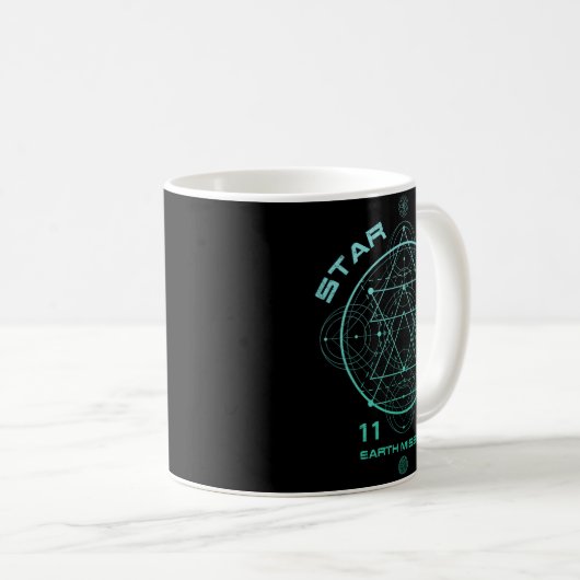 Starseed Sacred Geometry  Kaffeetasse (VorderseiteRechts)