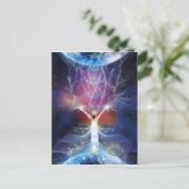 "Starseed" - zwischen zwei Welten. Postkarte (Stehend Vorderseite)