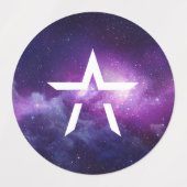 Starset Horizons inspiriert Lüfterbearbeitung Etiketten (Design 1)