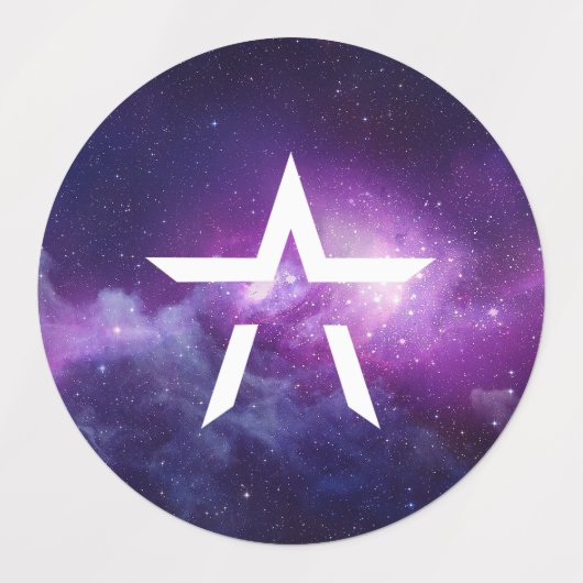 Starset Horizons inspiriert Lüfterbearbeitung Etiketten (Design 1)
