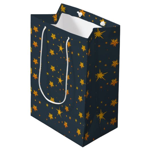 Starshine Nightsky Mittlere Geschenktüte (Vorderseite Schrägansicht)