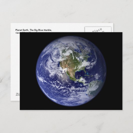 Starship Earth Postkarte (Vorne/Hinten)